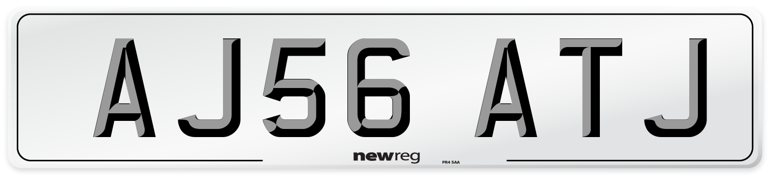AJ56 ATJ Number Plate from New Reg